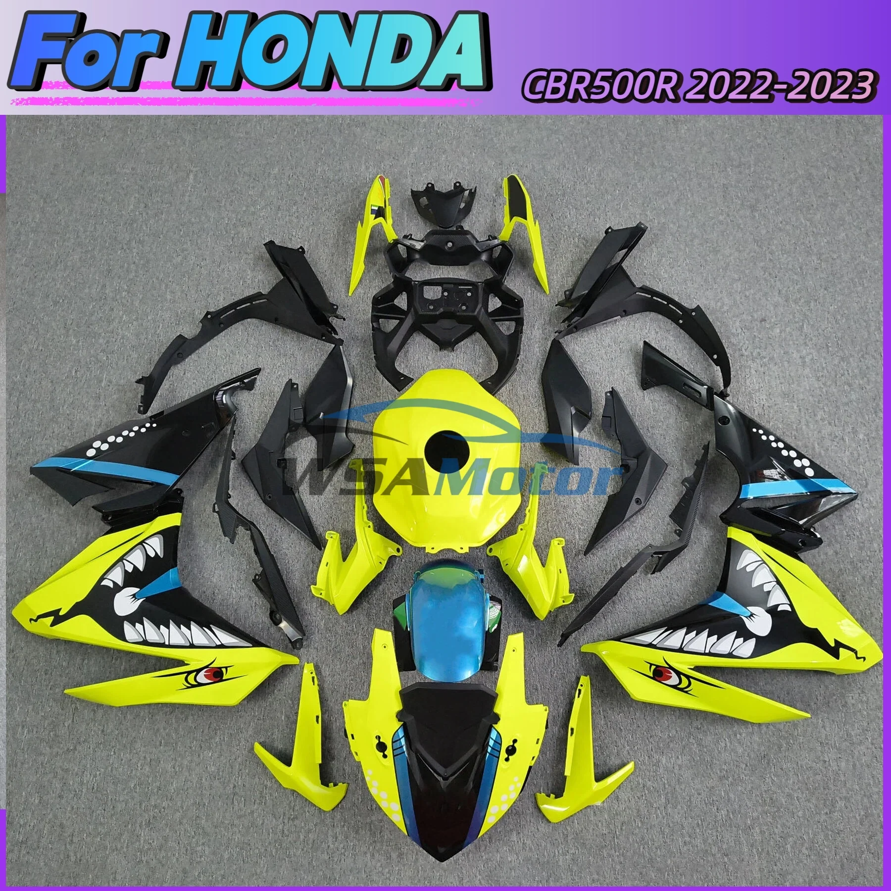 Bodywork Fairing Kit Painted Injection ABS Motorcycle For HONDA CBR500R CBR 500R 2022-2023
