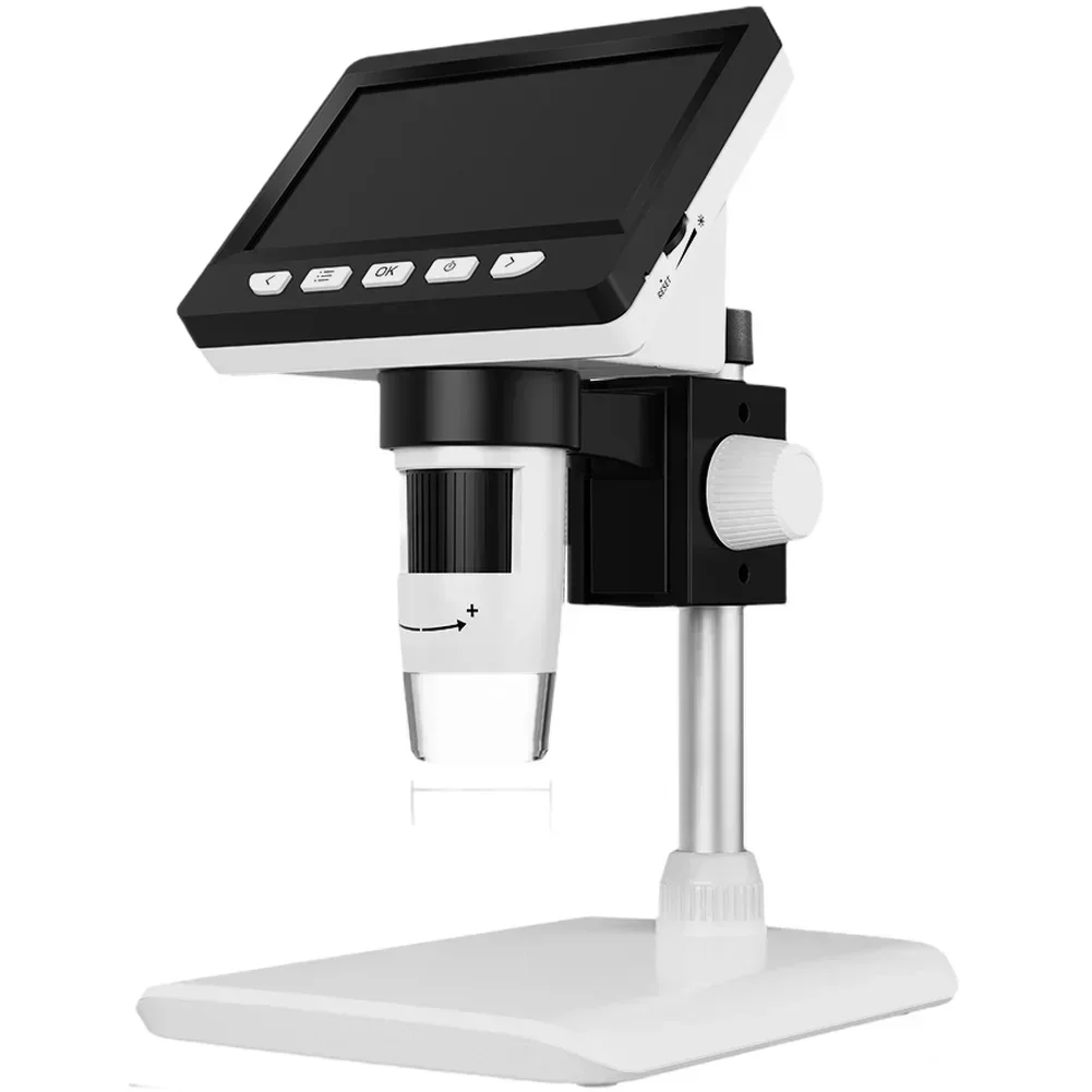 

4,3-дюймовый цифровой микроскоп с 1000-кратным увеличением, 1080P HD экран, промышленный аксессуар для измерительного инструмента