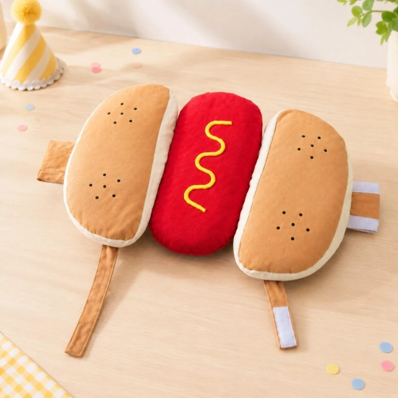   Dog and Felines Costume Halloween with Frankfurter Form and Yellow Accent