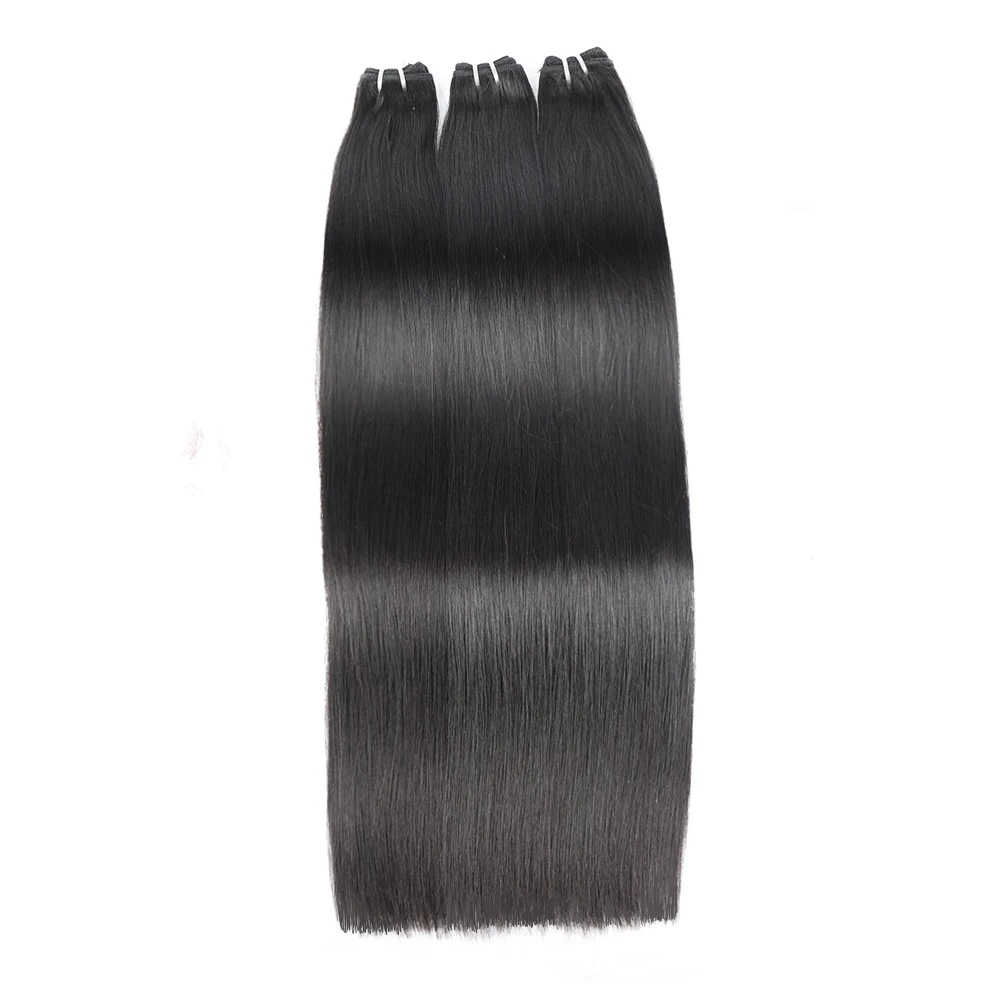 Bundles de cheveux raides brésiliens pour femmes noires, extension de cheveux 100% humains, haute qualité, Sophia, Remy, 12A