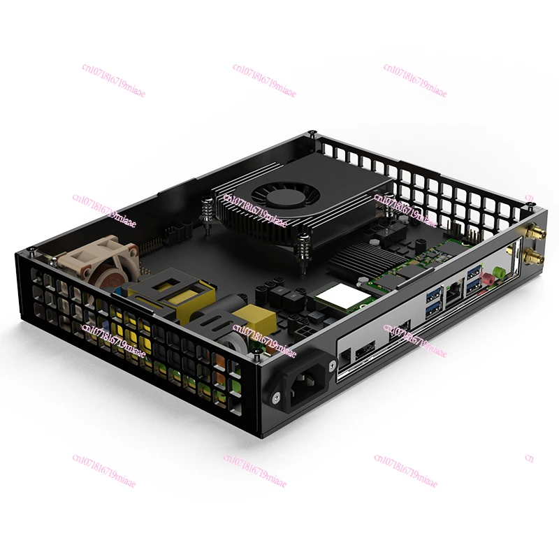 1.8-Liter mini DC-MX2 Thin itx half-height chassis, all aluminum, double-sided chamfered