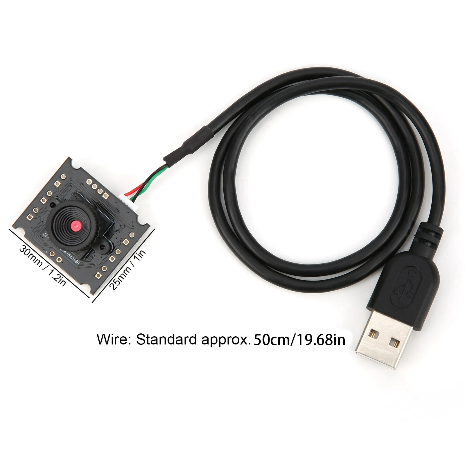 USB Camera Module 1MP Camera Module Camera Module HD USB Interface HBV‑W202012HD for WinXP/Win7/Win8/Win10/OS X//Android
