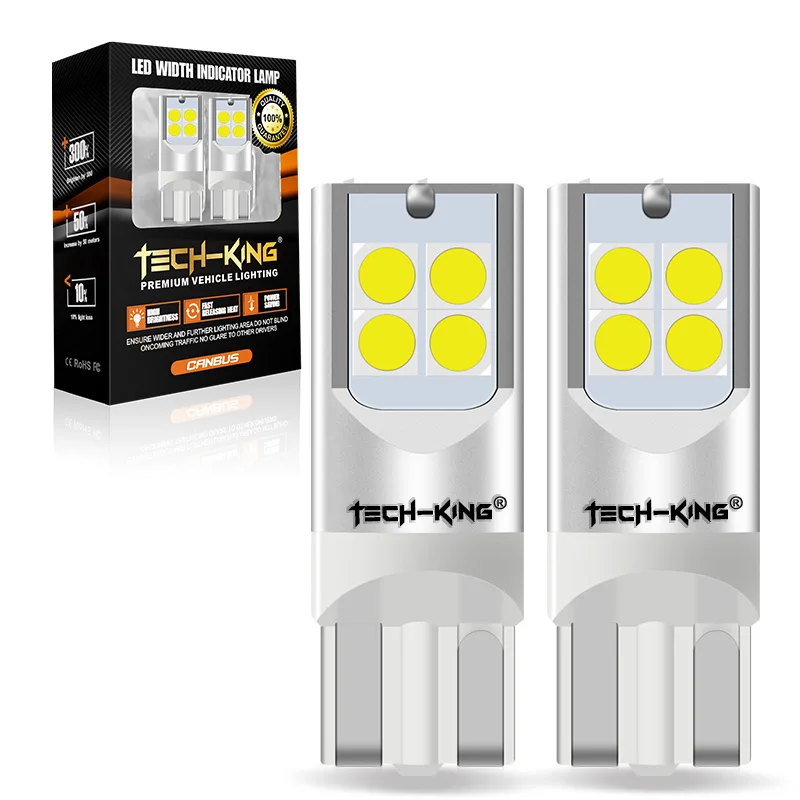T10 W5W LED Bulb Canbus Auto Car Interior Dome Door Glove Box Trunk License Plate Lights  Super Bright  Interior  Light 12V 3030