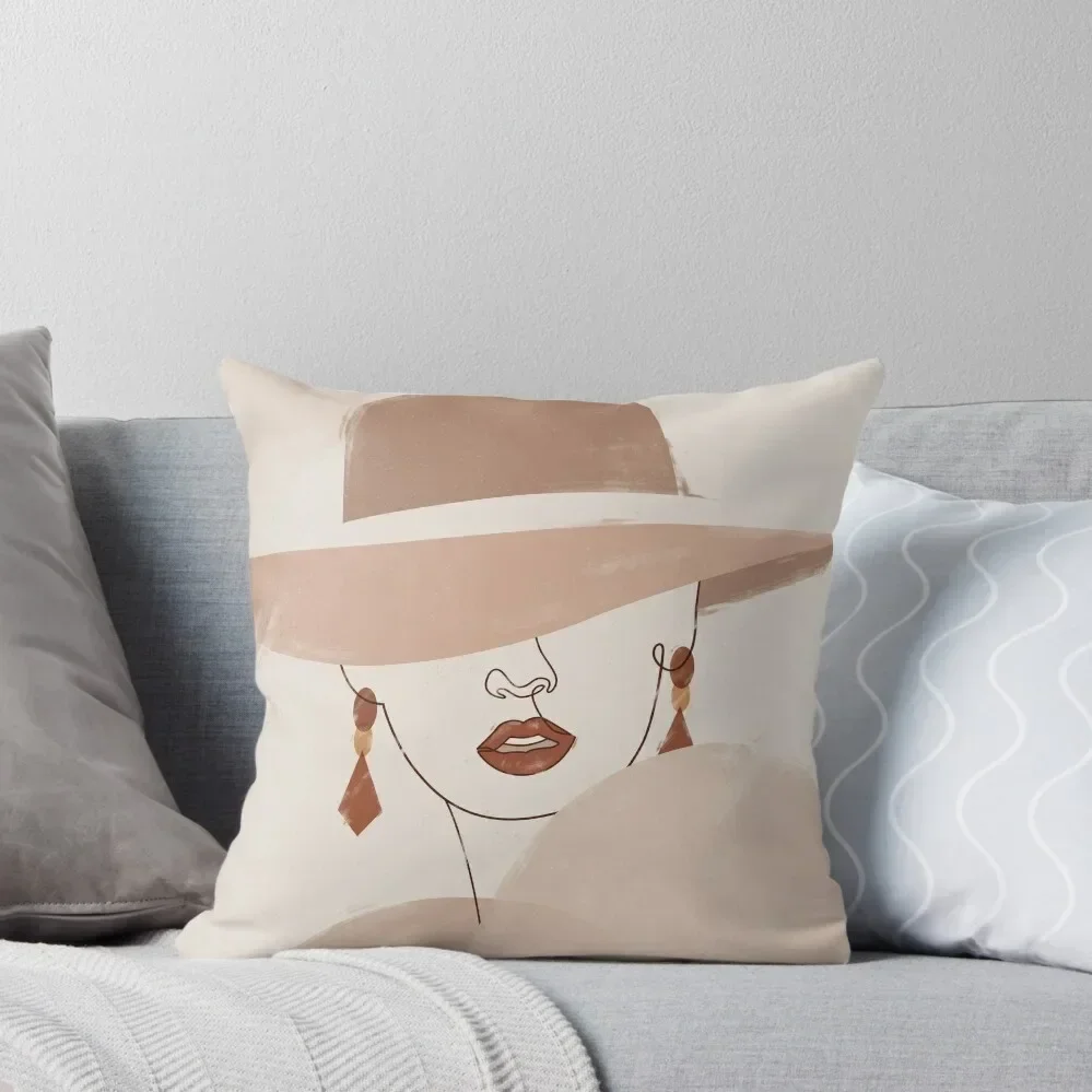 

Abstract Woman Portrait Throw Pillow Anime ornamental pillows for living room pillow cover luxury Luxury Sofa Cushions pillow