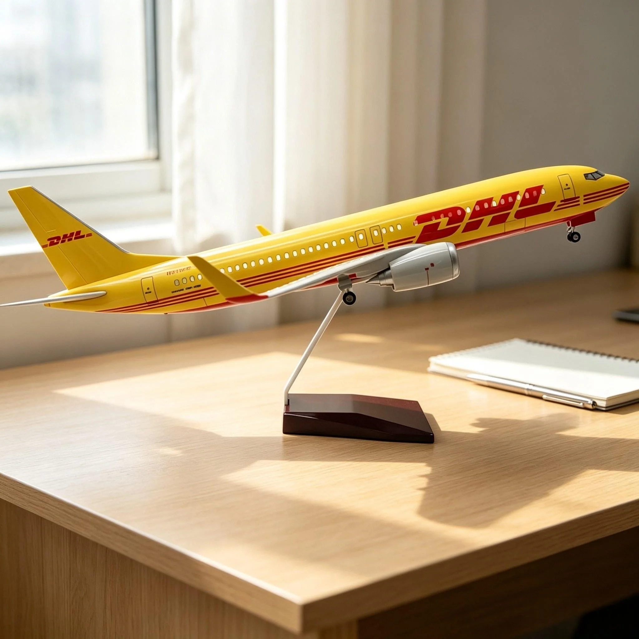 47cm B737 DHL Boe-ing 737 Large 1:85 Scale Plane Models Diecast Airplane Models Plastic Model For Collections And Displays