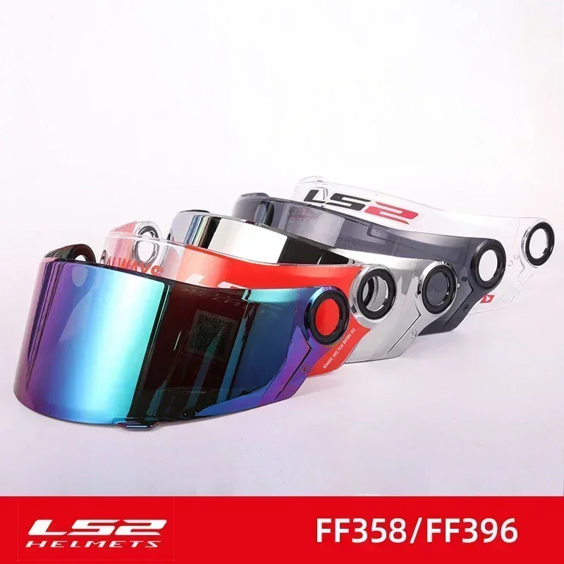 Original LS2 ff358 motorcycle helmets visor suitable for LS2 FF396 FF392 FF300 helmet transparent viseira lens