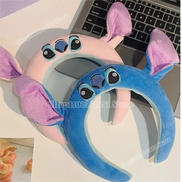 Lilo & Stitch Ears Headbands Disney Stitch Hair Accessories for Girls Cute Party Supplies Kawaii Anime Figure Angel Headband