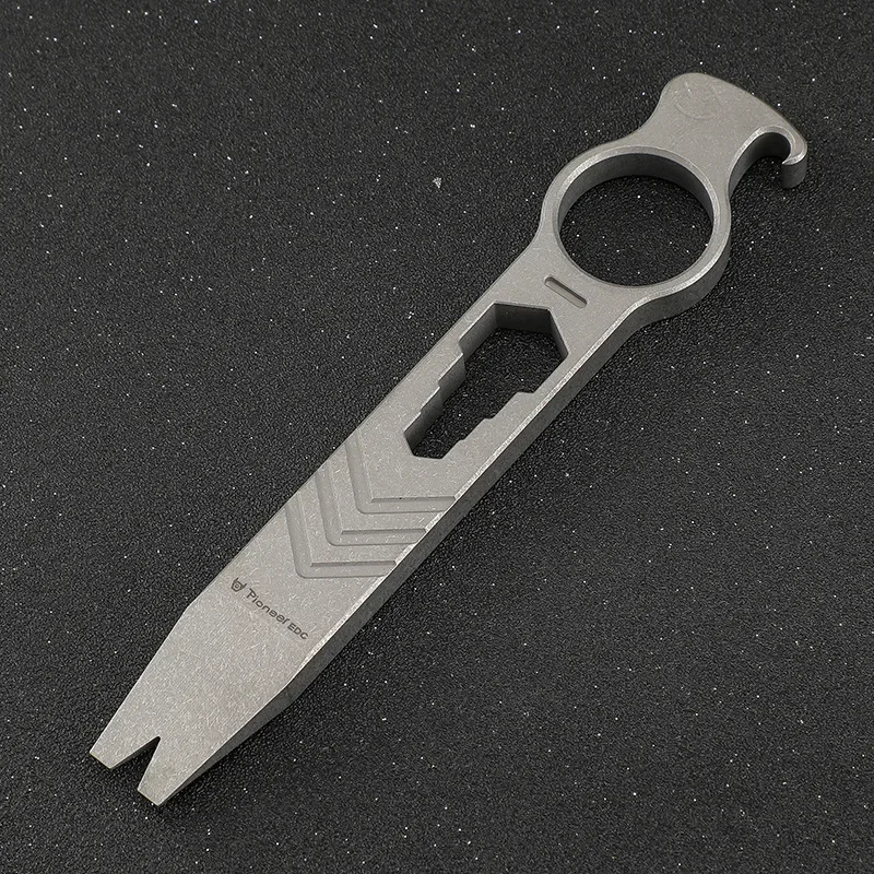 Titanium Alloy Multi-functional EDC Crowbar Screwdriver Opener Wrench Defense Self-defense Cool Stick Edc Outdoor Gadgets