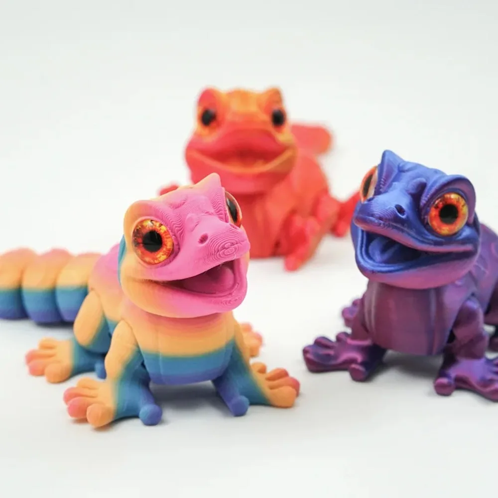 Mini jouet sensoriel en Relief, animaux imprimés en 3D mobiles à articulations multiples, mignon, accessoires amusants pour la maison, cadeau pour enfants, nouvelle collection