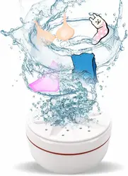 USB Travel Washer Washing Air Bubble Machine Ultrasonic Rotating Turbine Washing Machine for Socks Underwear Wash Dishes