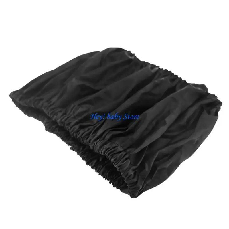 Q1FE -Radabdeckung für Baby Kinderwagen, Packung 4pcs Kinderwagen Radstaubdichte Schutzhülle Einfacher Installation Schwarz