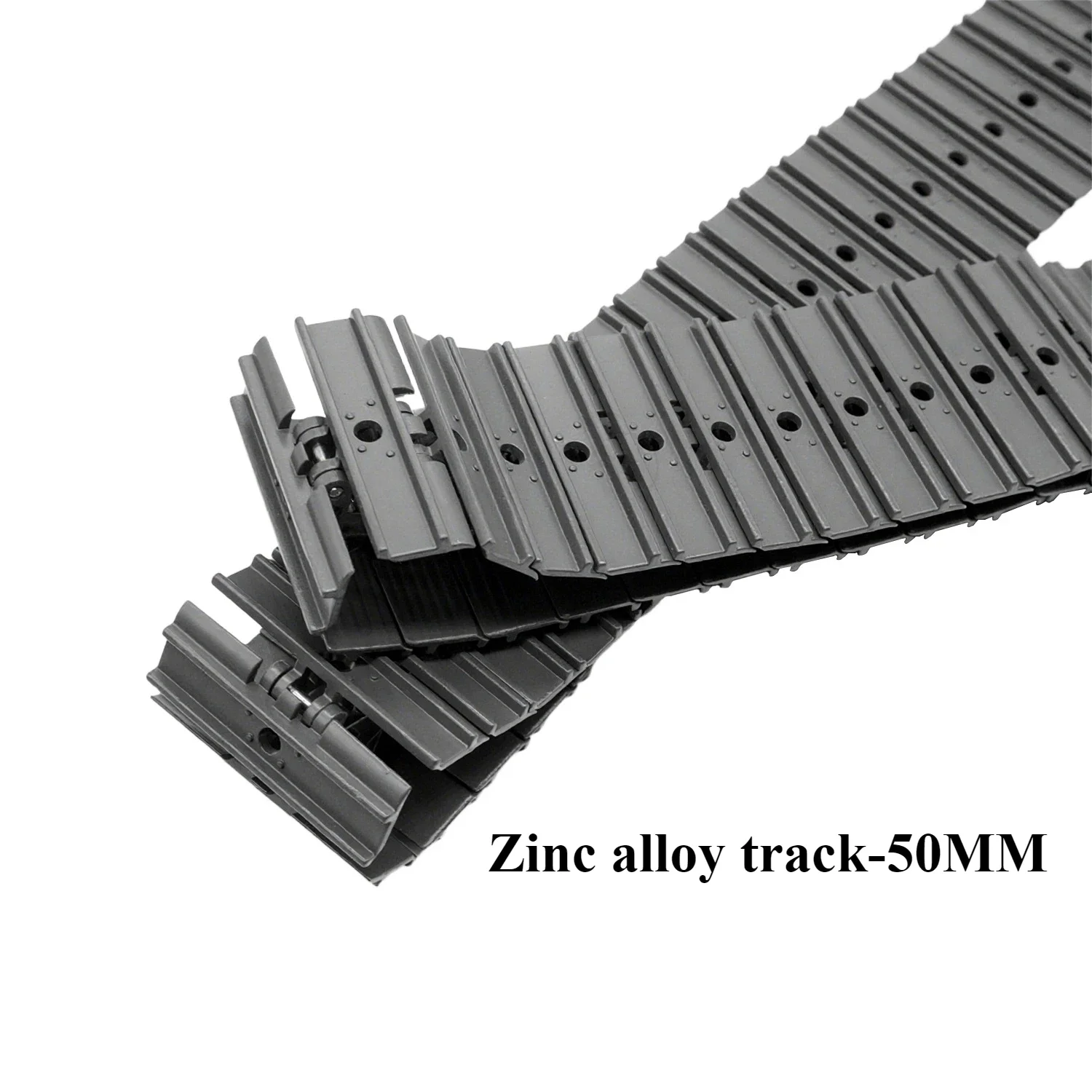 50MM Zinc Alloy Crawler Suitable for Remote Control Excavator Bulldozer Model Modification and Upgrade Chassis Crawler