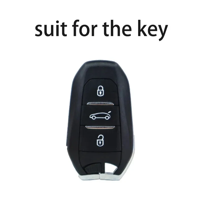 Car Styling For Peugeot 308 408 508 2008 3008 4008 5008 for Citroen C4 C6 C3-XR Smart Remote Car Key Case Cover Fob Bag Keychain