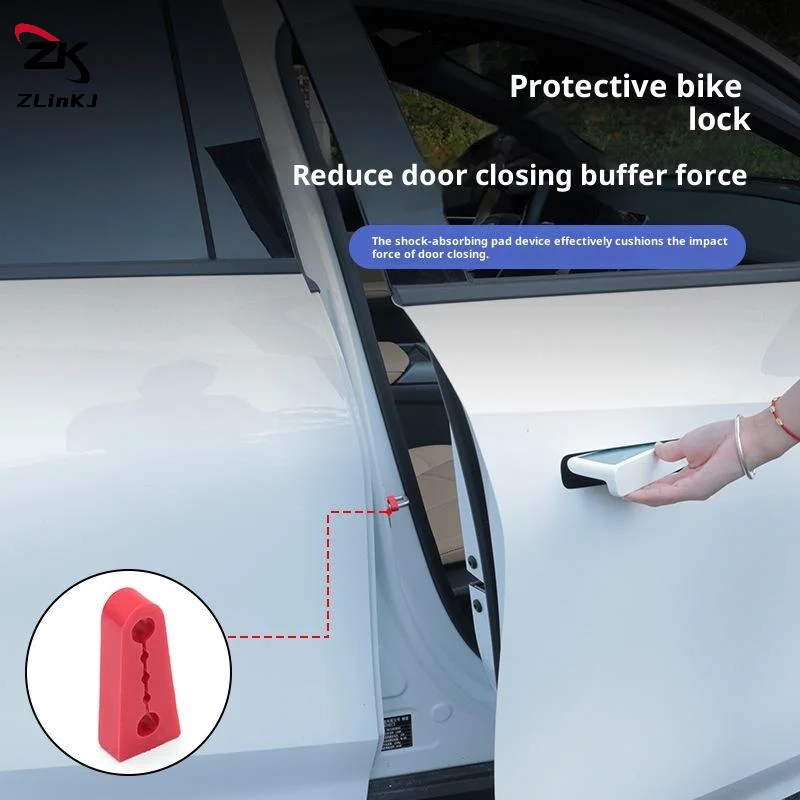 

(ZYDD01) 4 шт., демпфер для автоматического дверного замка, амортизирующая демпфирующая защита, уменьшает шум для A1 A3 Q2 Q3 TT