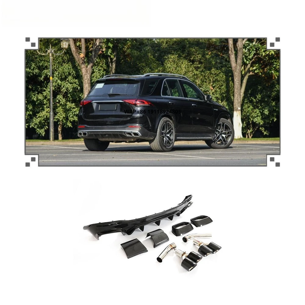 

Factory Customized Carbon Fiber Rear Bumper Diffuser with Tips for Benz GLE63 W167 2021-2023 Rear Diffuser Sets