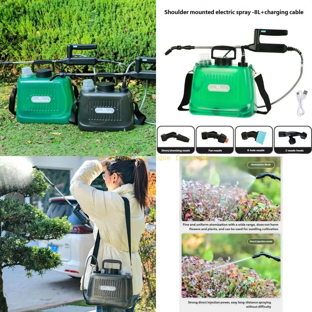 

L9NB 5L Shoulder Mount Electric Garden Sprayer With Extendable Rod And 2400mAh Battery For Home Gardening