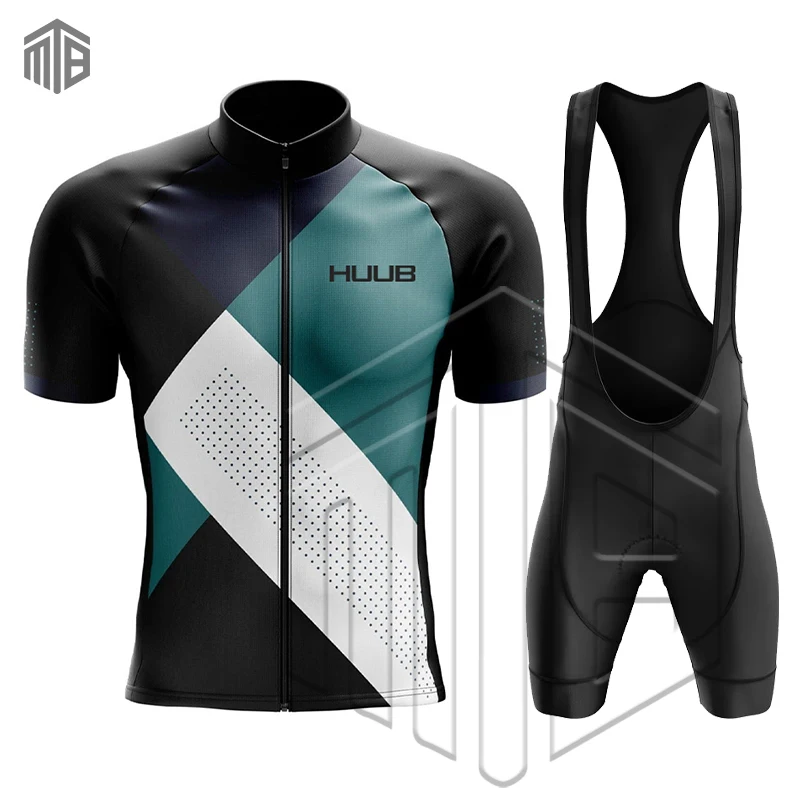 

2024 HUUB Cycling Jersey Sets ProTeam Cycling Clothing Suit Bike Jacket Cycling kits Short Sleeve Bicycle Shirt Ciclismo Maillot