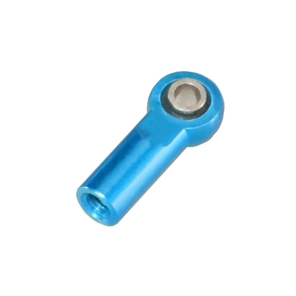 5Pcs Aluminum Alloy M2.5 Rod End Ball Head Joints Holder Tie Head Length 19mm Multicolors Right-Hand Screw Ball head hole 2.5mm