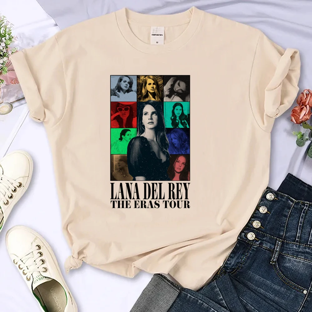 Lana Del Rey t shirt women anime t shirt girl Japanese y2k comic clothing