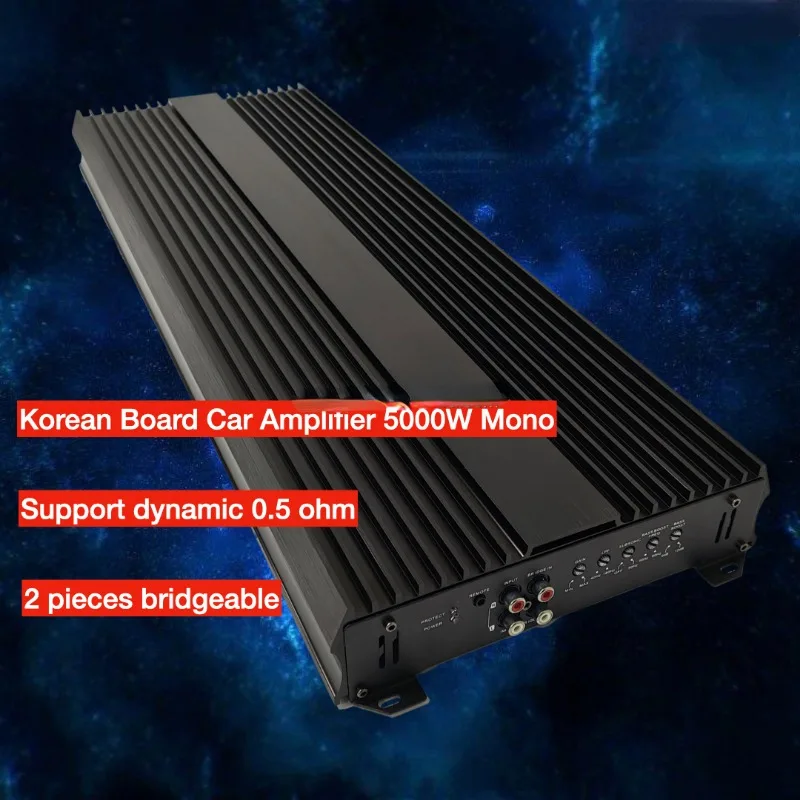 Automotive SPL Subwoofer Amplifier RMS 3000 Watts 1 Ohm Half Bridge Strong Bass Class D Automotive Amplifier Monomer