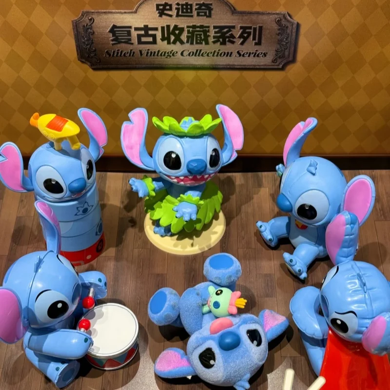 

52TOYS Stitch Blind Box Retro Collection Collectible Action Figure Desktop Ornament Home Decor Stitch Merchandise Gift For Adult