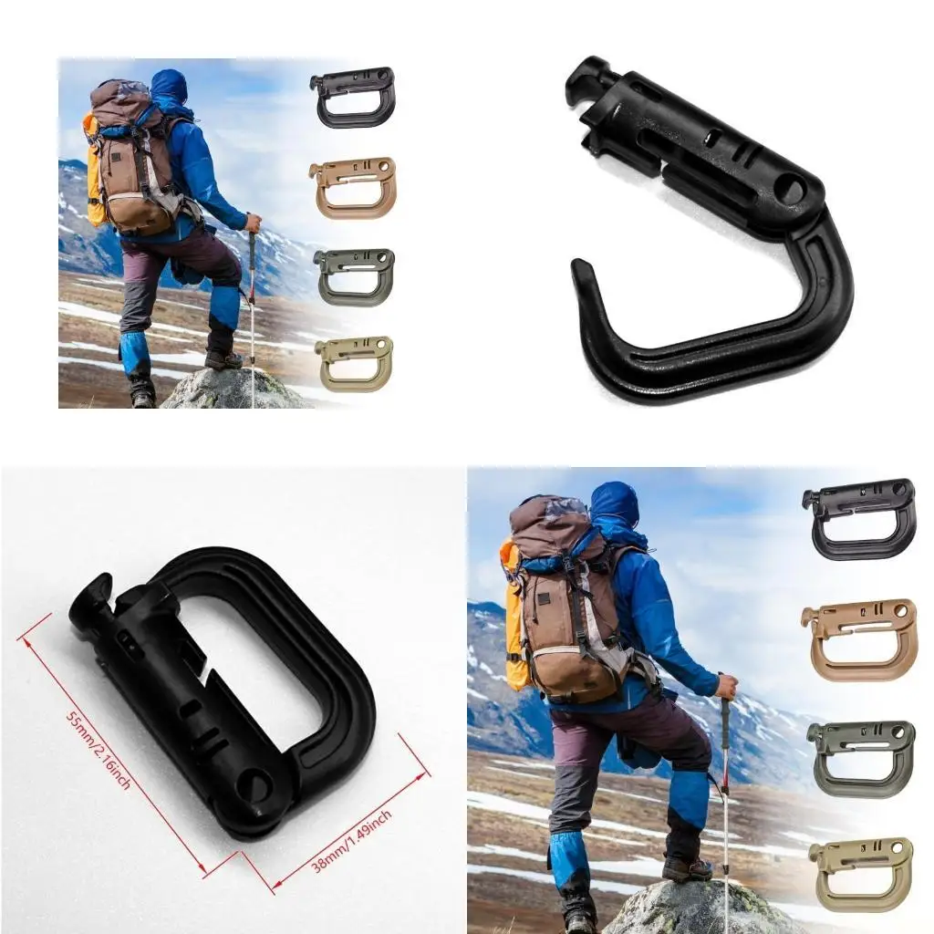 

U2JB 4 шт., уличные туристические рюкзаки, многофункциональные легкие портативные рюкзаки с зажимом, пресс-пряжки