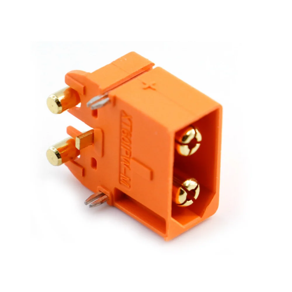 2pcs Amass XT60I Series Plug High Current Gold-plated Brass XT60IE-M XT60IPW-M Easy To Install Signal 2+1 XT60I-F Connector