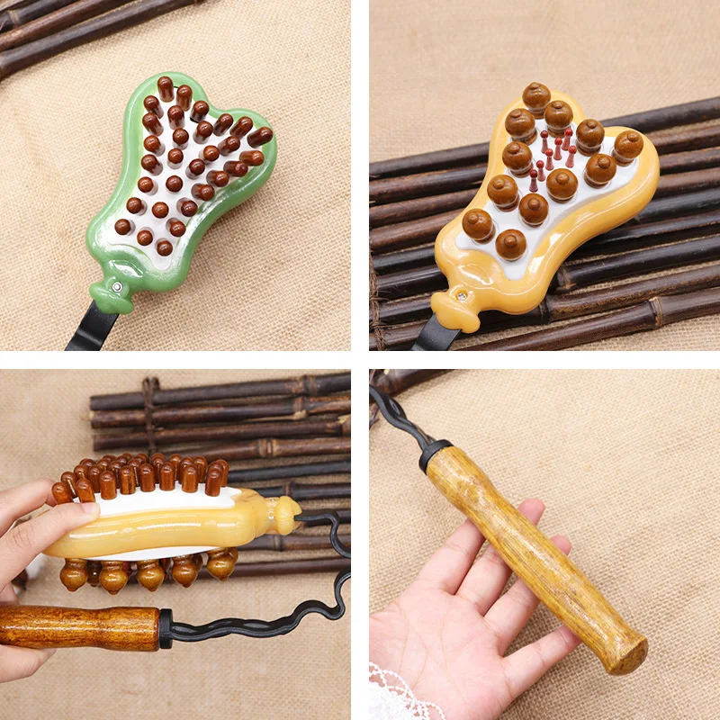 마사지 Double Sided Massage Hammer Back Massager Massage Stick Neck Massager  Foot Massage Tool Hammer Health Care تدليك الذكر