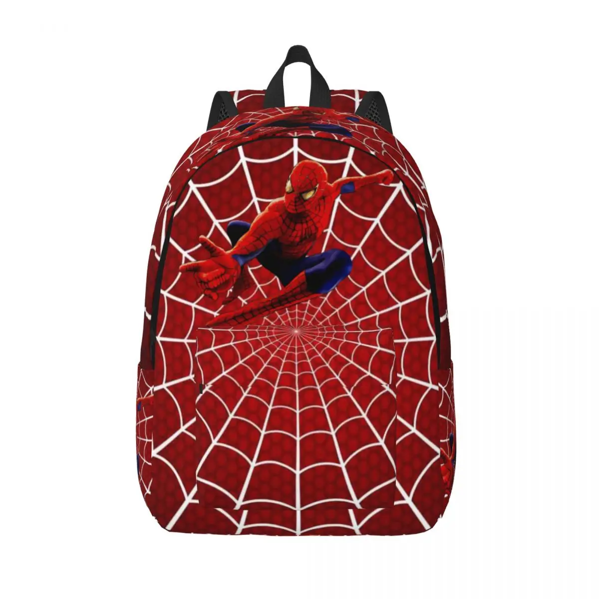 Custom Spiderman Gesture Canvas Backpacks Men Women Casual Bookbag for College School Bags