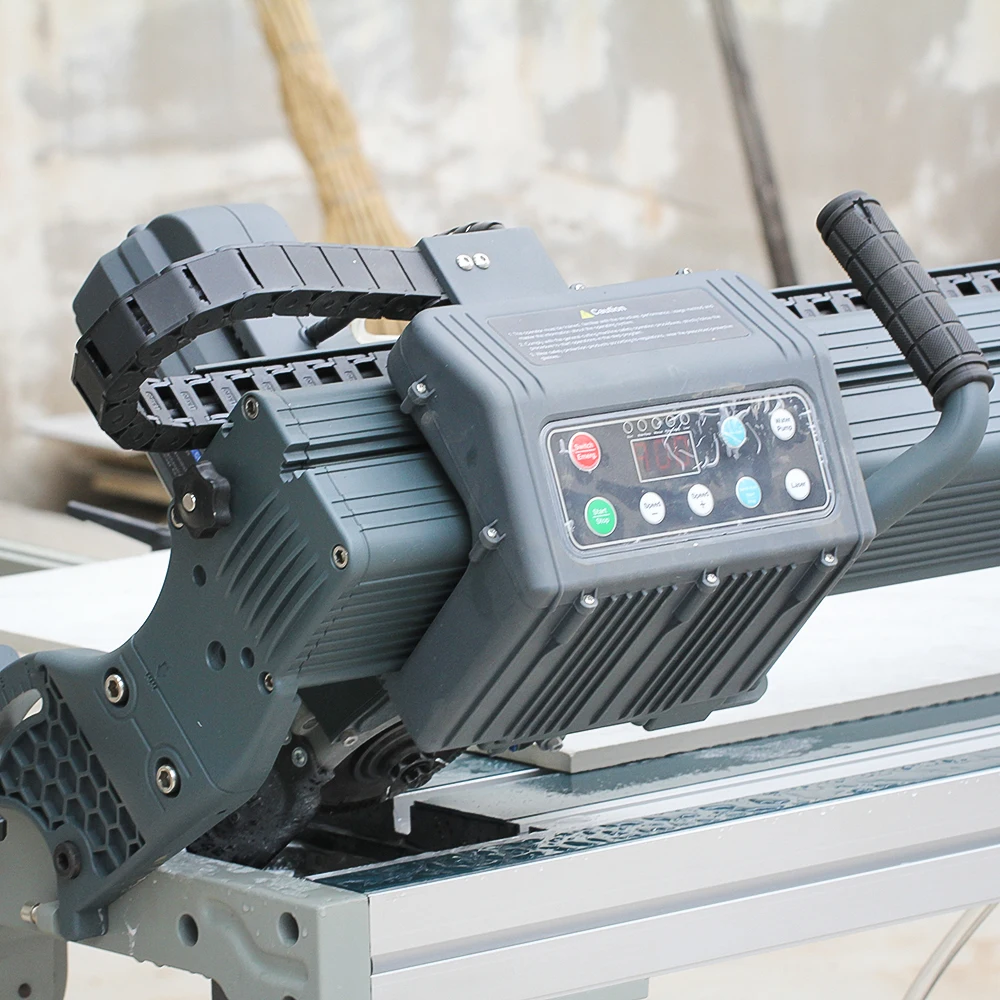 BigDog 1200mm Electric Automatic 45 Degree Laser Tile Wet Saw Cut Machine Ceramic Porcelain Marble Granite Mitre Cutter