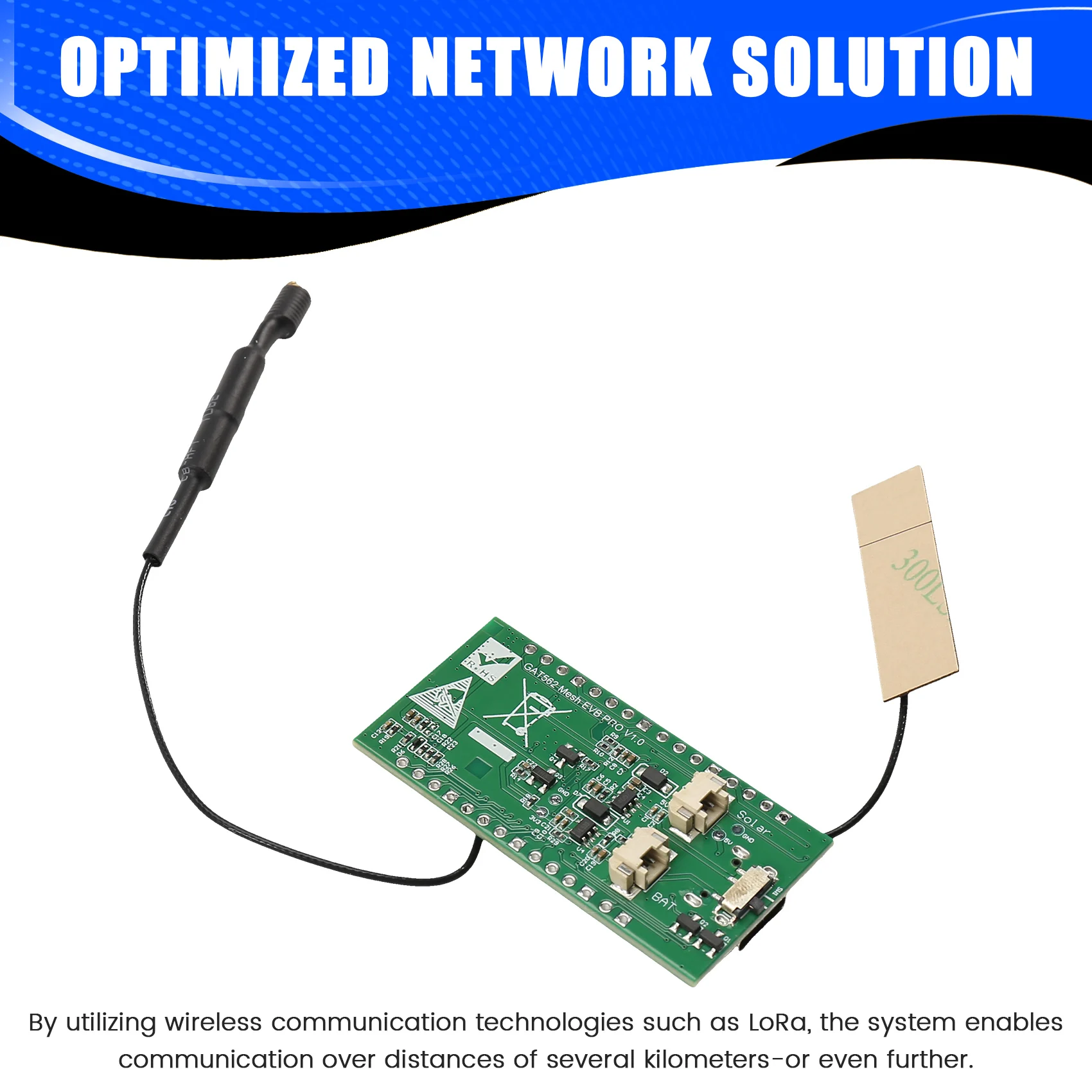 B27B GAT562 Lora Mesh Network Development Board SX1262 Module For L76KGNSS 20Dbm Low Power 915Mhz NRF52840+ BLE 5.0