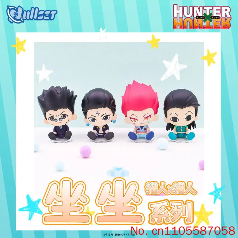 Preventa: Caja Sorpresa Coleccionable de Anime Hunter X Hunter Serie Sentados - Figura Original de Nullset para Decoración de Escritorio, Regalo Sorpresa