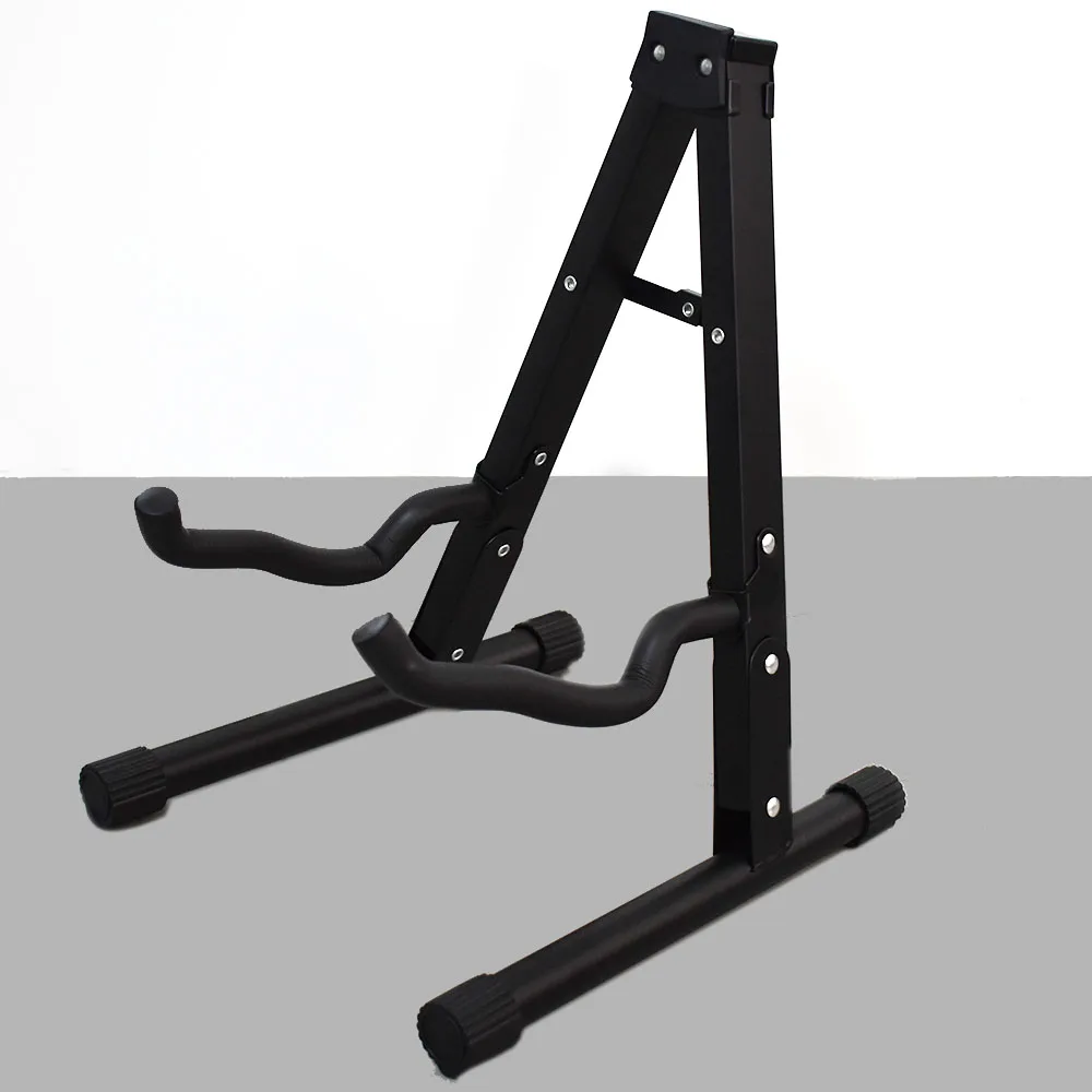 Soporte de guitarra plegable portátil, soporte Musical, trípode plegable, resistente y estable para guitarra, bajo, piezas de guitarra de cuerda