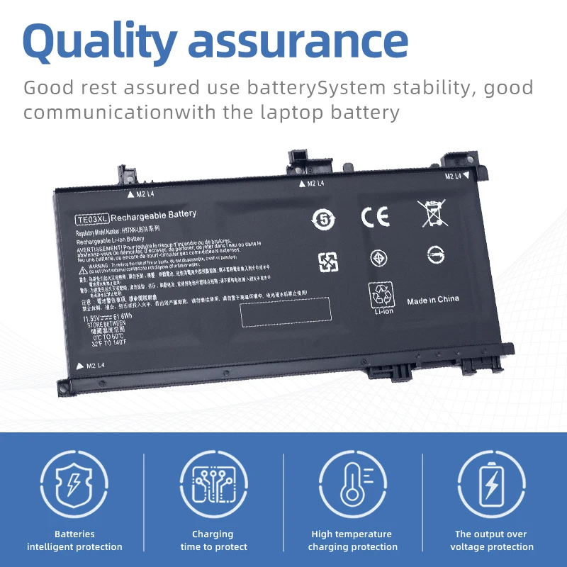 SUOZHAN TE03XL Laptop Battery For HP OMEN 15-bc011TX 15-bc012TX 15-bc013TX 15-AX015TX AX017TX TPN-Q173 HSTNN-UB7A 849910-850