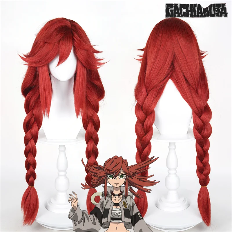 

Парик для косплея Аниме GACHI AKUTA Li Glaze, унисекс, красный, длинные волосы, термостойкий, синтетический, для Хэллоуина, карнавала, вечеринок