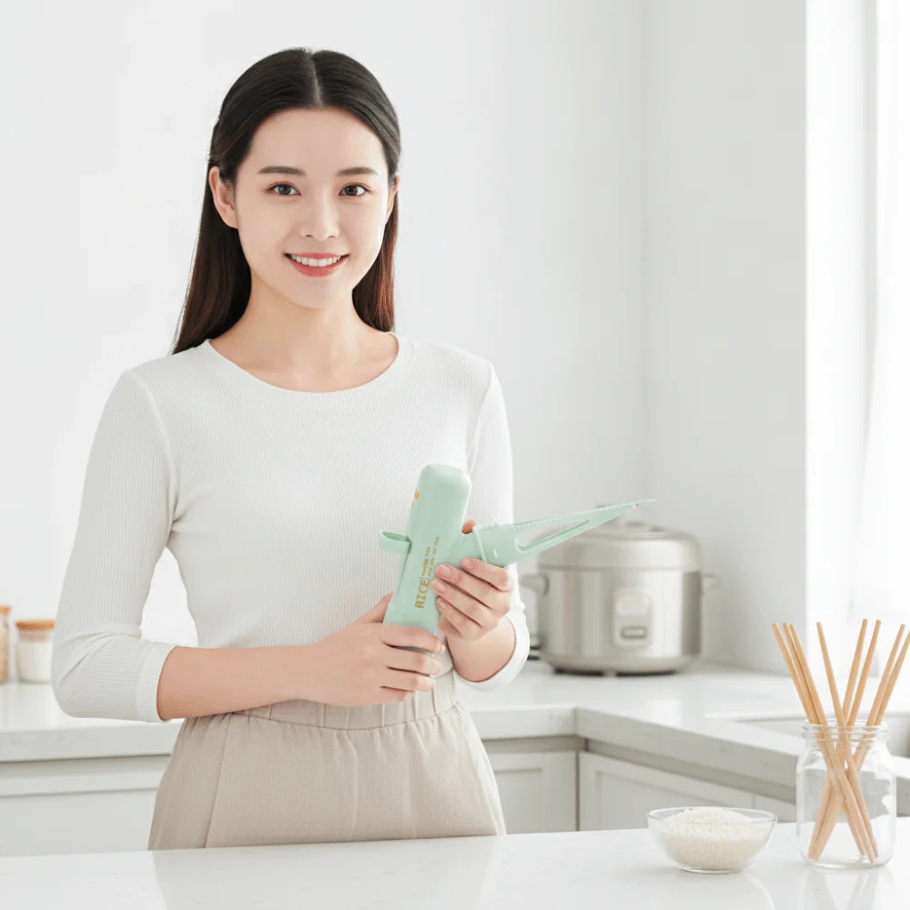 Manual Rice Bag Discharge Nozzle Unpack-Free Press Type Rice Bag Piercing Dispenser ABS Spill-proof Rice Picking Tool