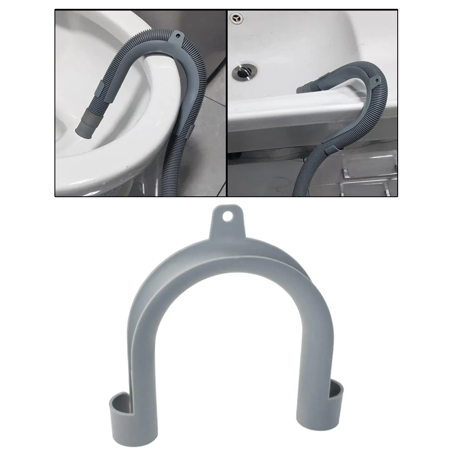 Washing Machine Drain Hose Holder Drain Saddle Clamp Replacement Parts U Shape Drain Hose Guide