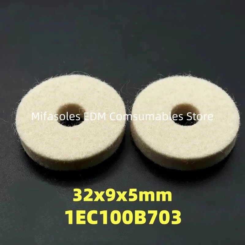 EDM 1EC100B703 Felt Pad 1EC.100B.703 Pad 32x9x5mm apply for Makino series edm Wire Cutting Machine Spare Parts