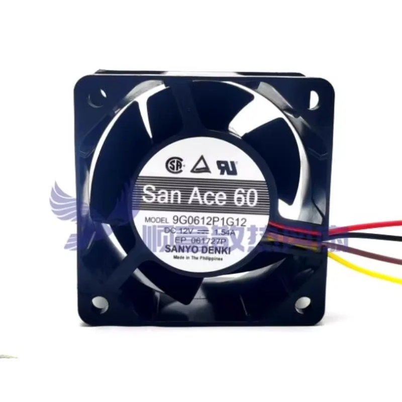 

Ltsf For Sanyo Denki 9G0612P1G12 DC 12V 1.54A 60x60x38mm 4-Wire Server Cooling Fan