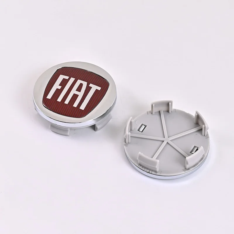 50mm Car Wheel Center Hub Cap Auto Rim Refit Dust-proof Badge Covers for Fiat 500 500C 500X Punto Abarth Stilo Palio Bravo Doblo