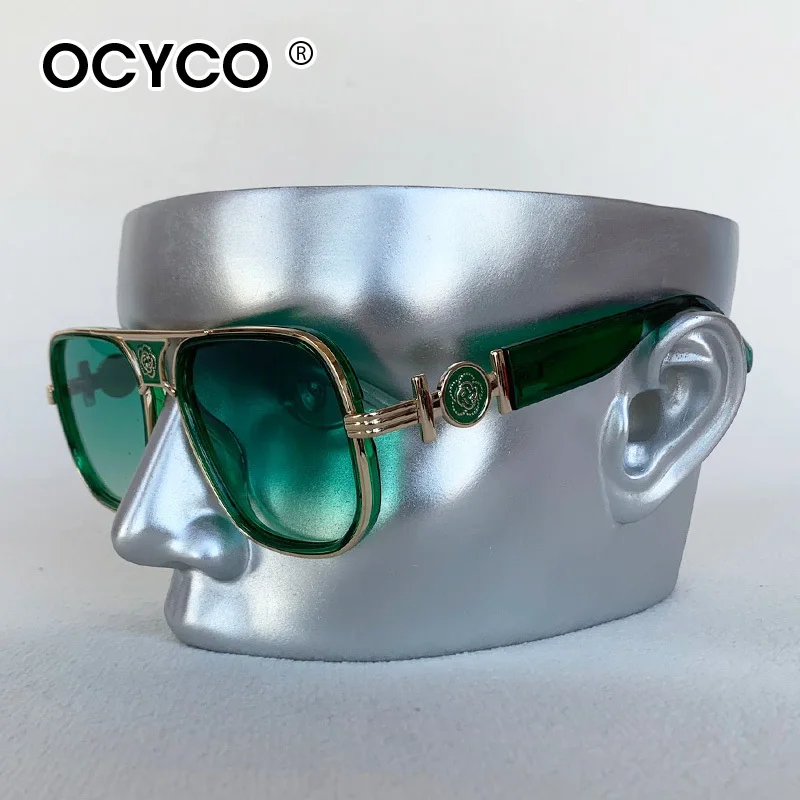 Mode Vintage Quadrat Sonnenbrille Männer Frauen Luxus Marke Sonnenbrille UV400 Stilvolle Schutz Brillen Oculos De Sol – Detail 7