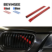 BEVINSEE Kidney Struts Grill Sports Grille Radiator Struts Kidney Strips for BMW 3 series E90 E91 E92 E93