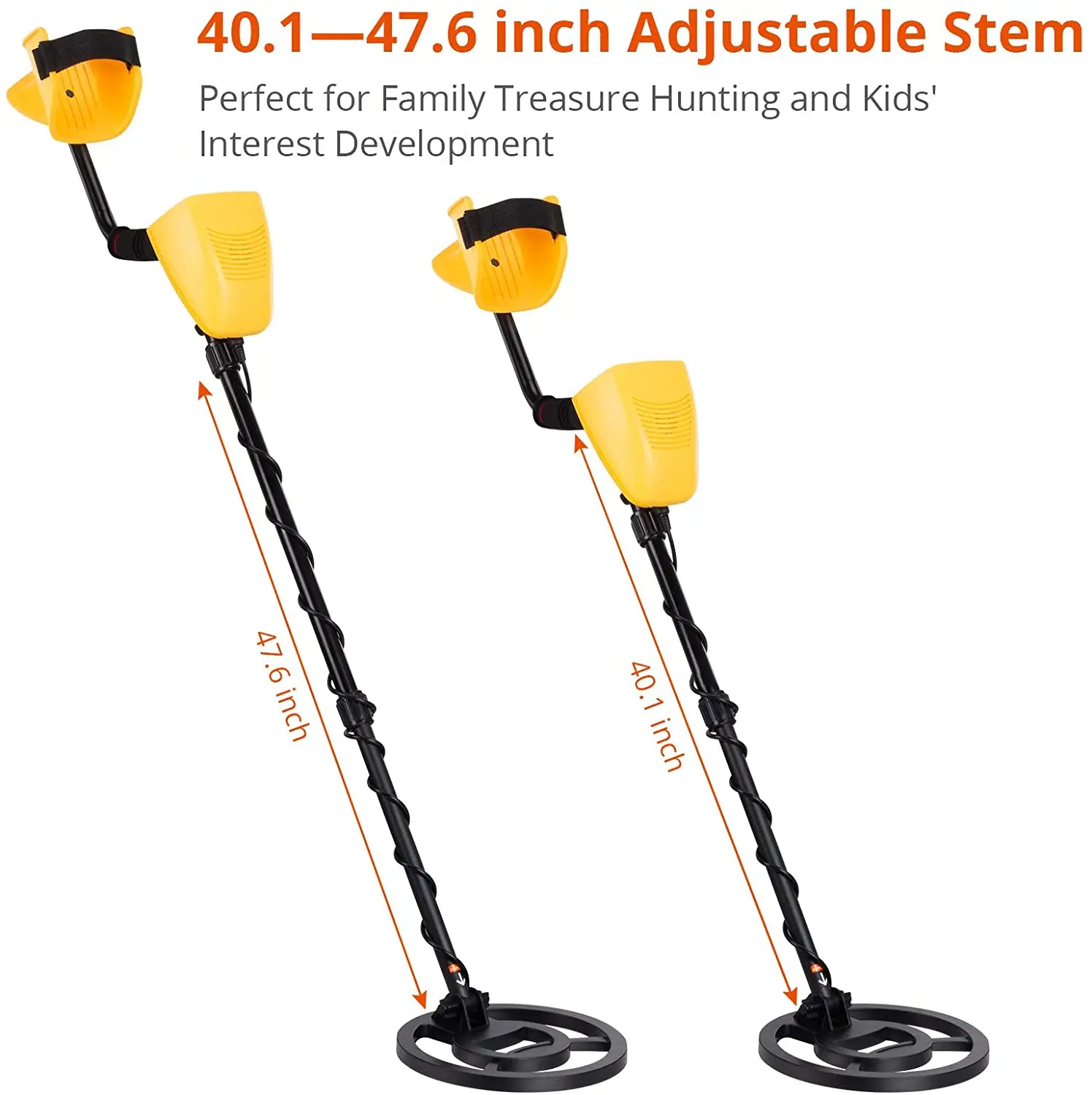 High Sensitivity Metal Detector MD-3028 Metal Detecting Pinpoint Waterproof Search Coil Ferrous and Non-Ferrous Distinguish