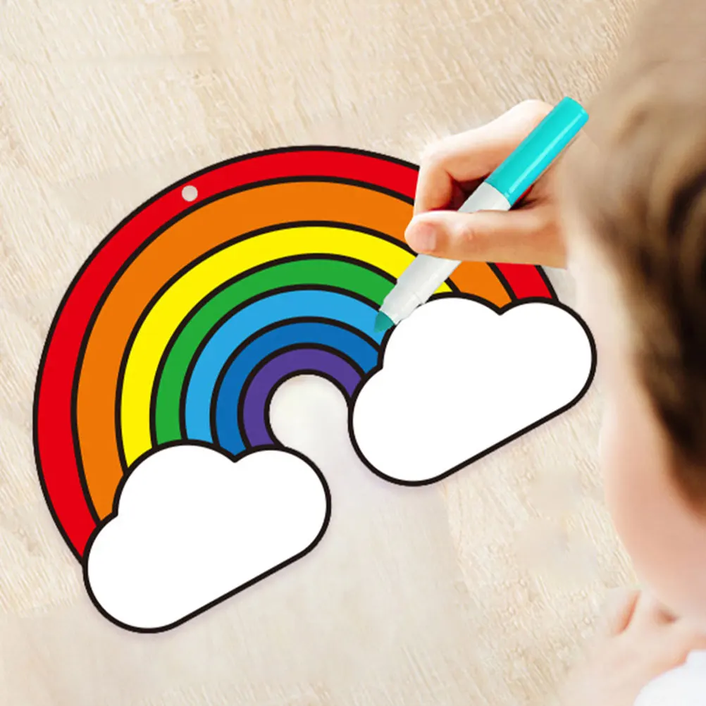 Papiers à gratter sûrs, bricolage, artisanat d'art créatif, jouets éducatifs pour enfants, décorations de fête, jeux de dessin