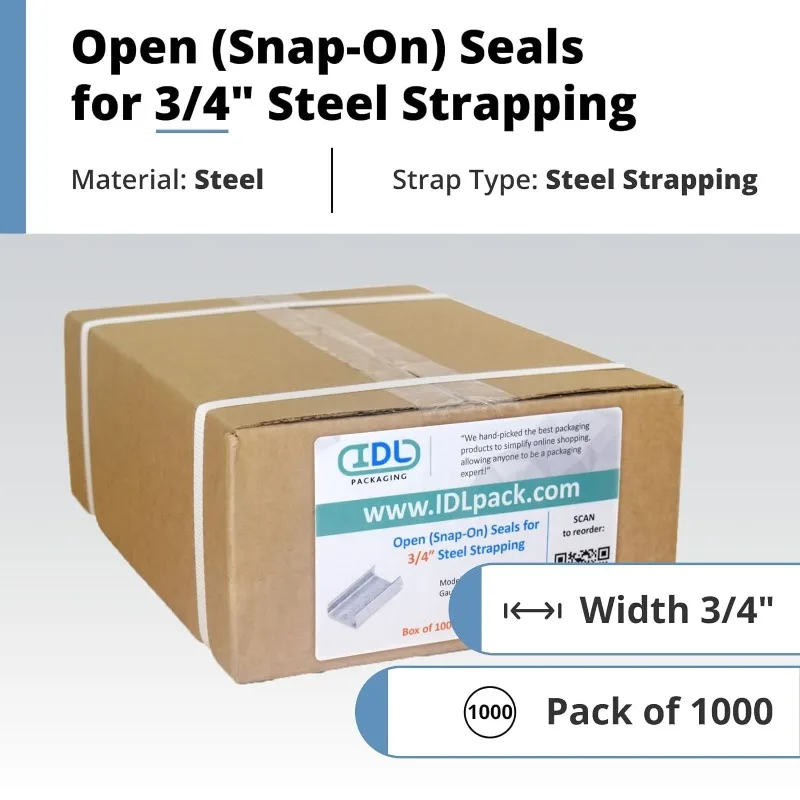 Open (Snap-On) Seals for 3/4