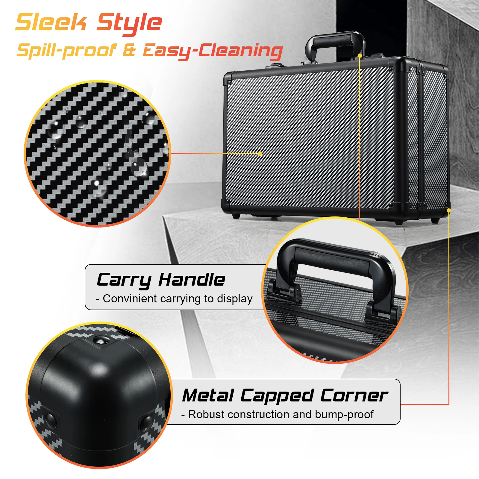 Graded Card Case Trading Card Storage Display Box Toploader Card Cases for Sports Cards Slab Case for Baseball Cards Box