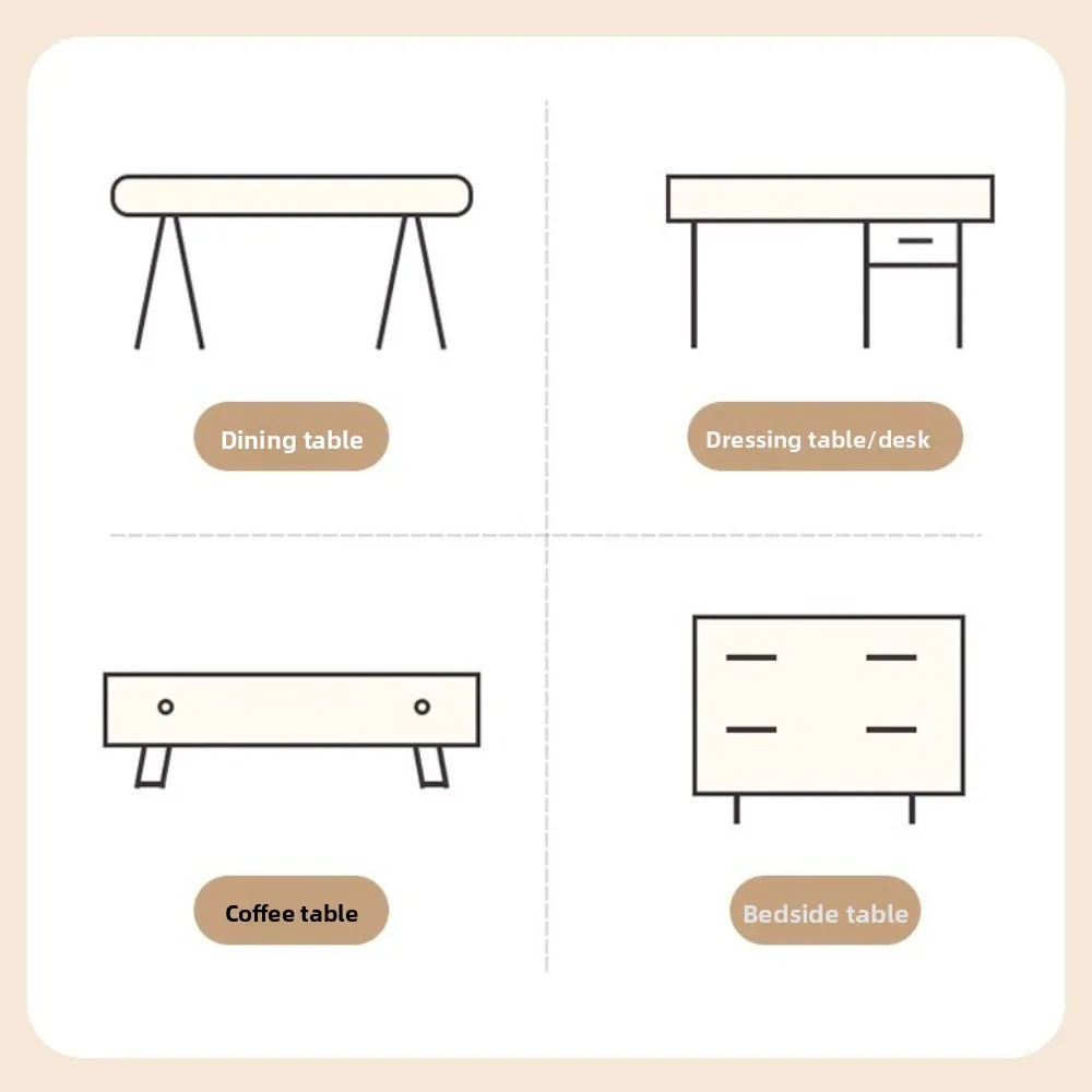 

New Halloween Table Runner Rustic Style Polyester Table Cover Soft White Specter Pattern Dining Table Decor Home Decor