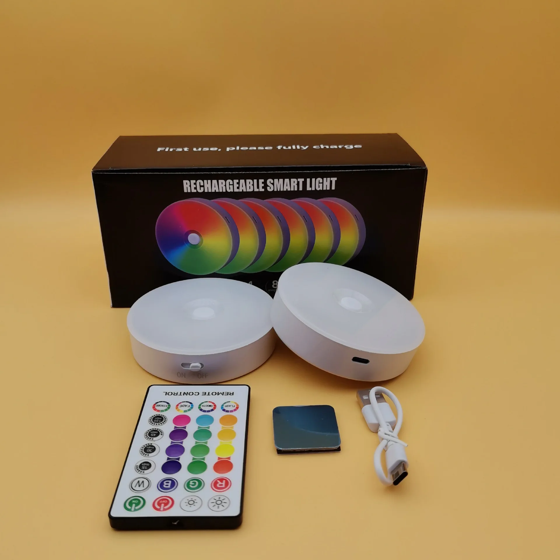 مفتاح التحمل الطويل للغاية RGB 16 لونًا جديدًا عبر الحدود وجهاز التحكم عن بعد وإضاءة ليلية صغيرة لتزيين شريط جو الحفلات #2