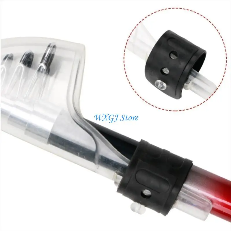 

37JE Fishing Rod Cover Long Casting Rod Tip Protective Cover with Fixing Belt