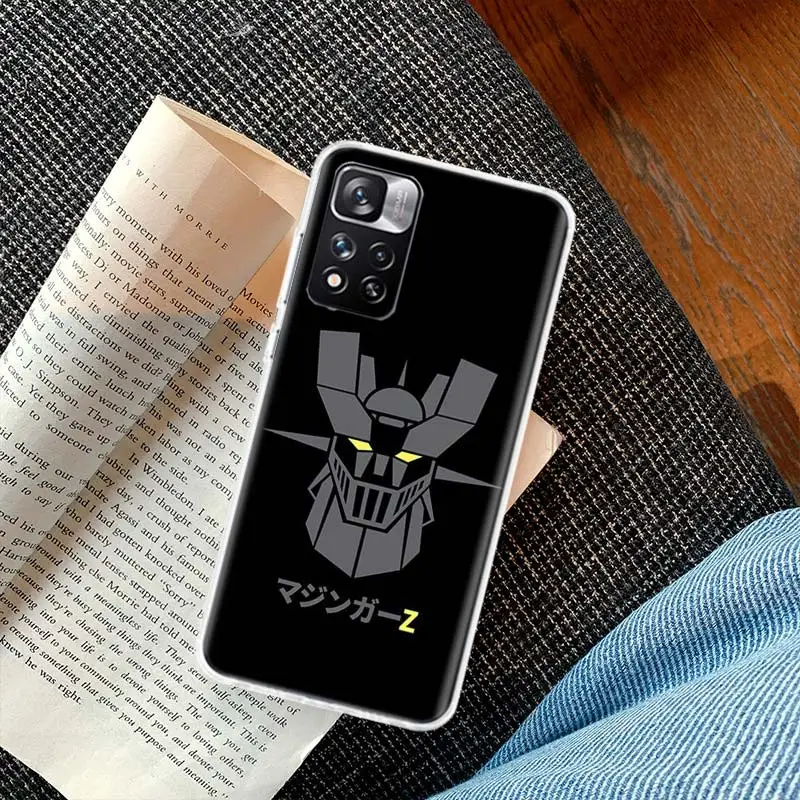 UFO Robot Goldorak Phone Case For Xiaomi Redmi Note 13 Pro Plus 5G 12 12C 9 9T 9C 9A 10C 10A 10 K60 K70 Pro 8A 8 7A 7 6A 6 Capa